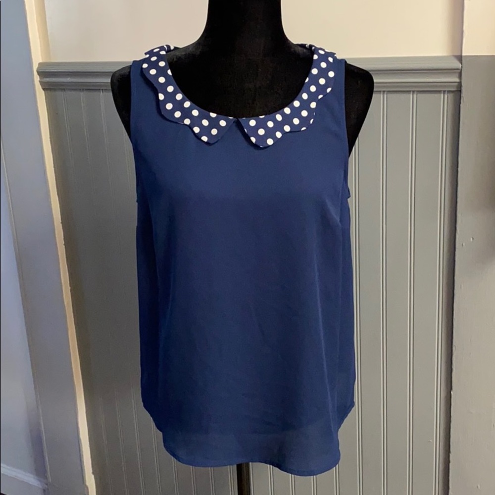 Lauren Conrad Disney Collection Polka Dot Blouse